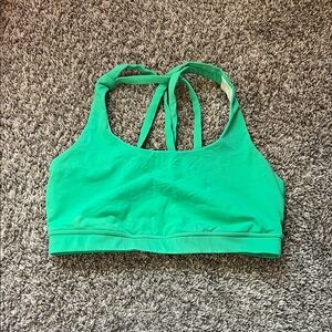 Green lululemon Sports Bra